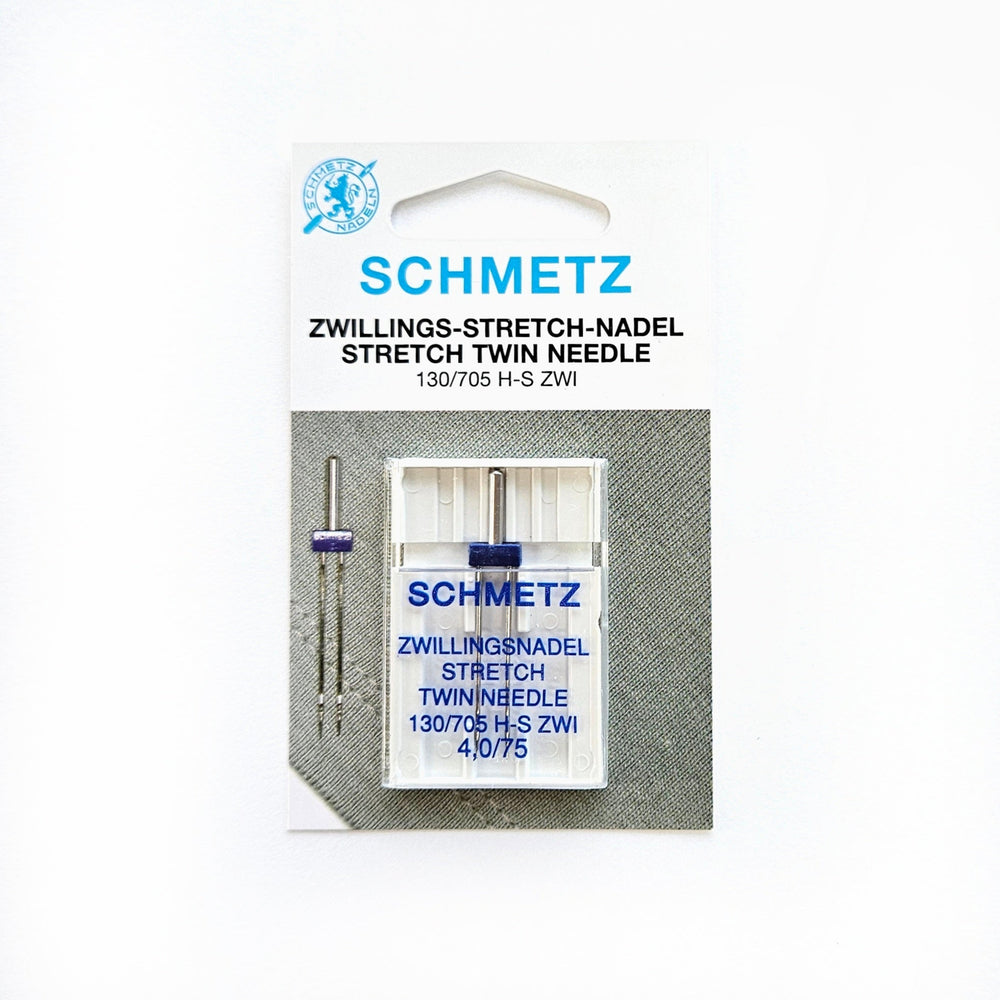 Schmetz Tweelingnaald voor de naaimachine 4.0/75.