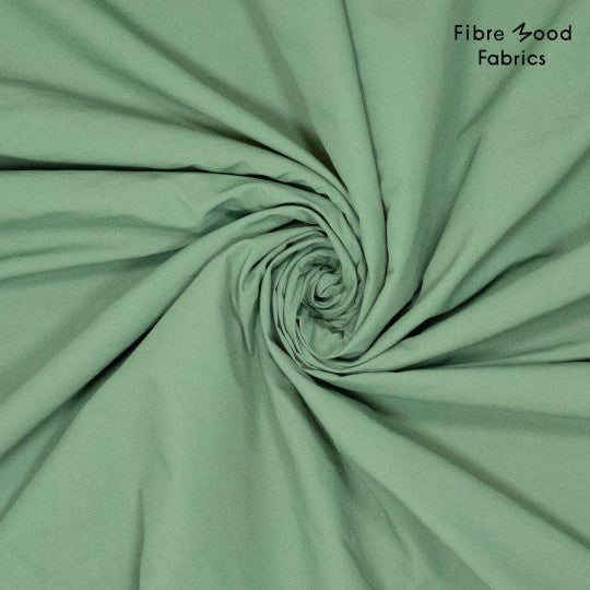 Waterdichte groene nylon stof van fibre mood voor sport en outdoor kleding.