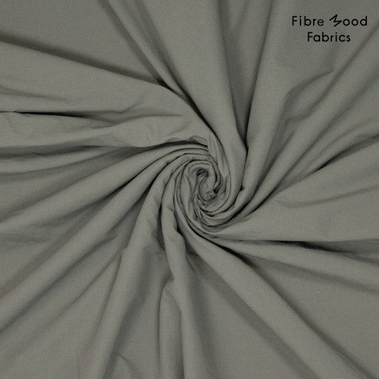 Waterdichte middengrijze nylon stof van fibre mood voor sport en outdoor kleding.
