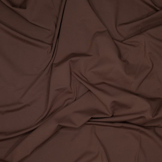 Donkerbruine zeer elastische yoga sportwear stof van fibre mood voor het maken van yoga of sportkleding.