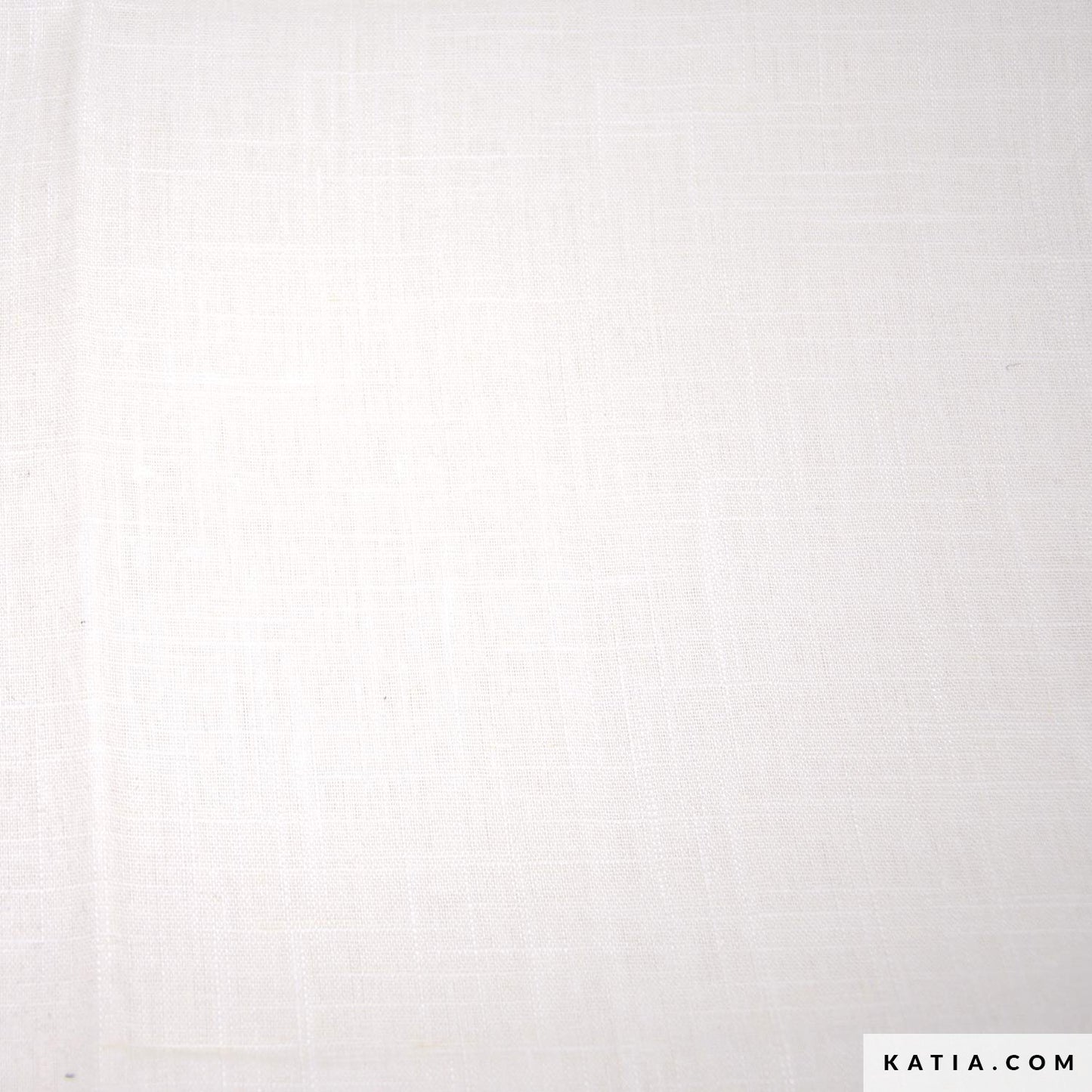 Ecru kleurige linnen viscose slub van katia fabrics.