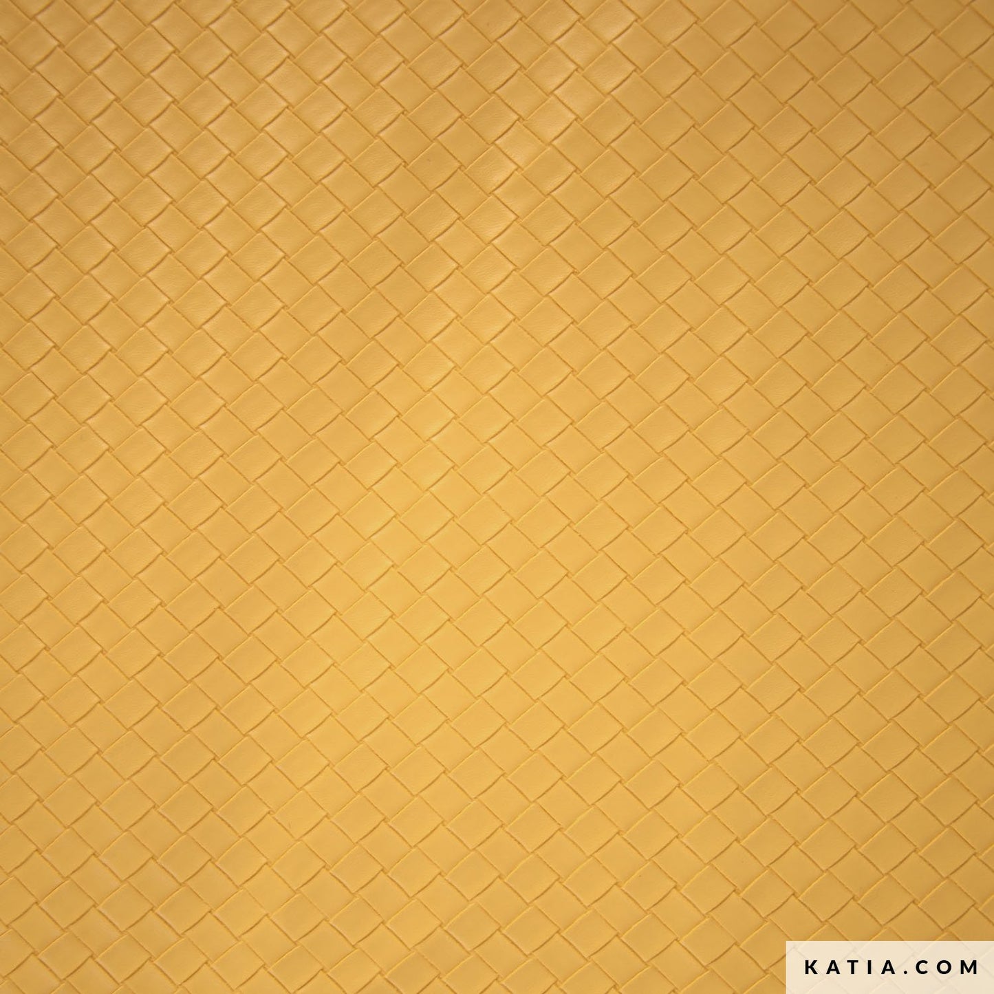 Bananen gele hamper pu leer met vlecht effect voor het maken van tassen, etui's, of een gilet. 