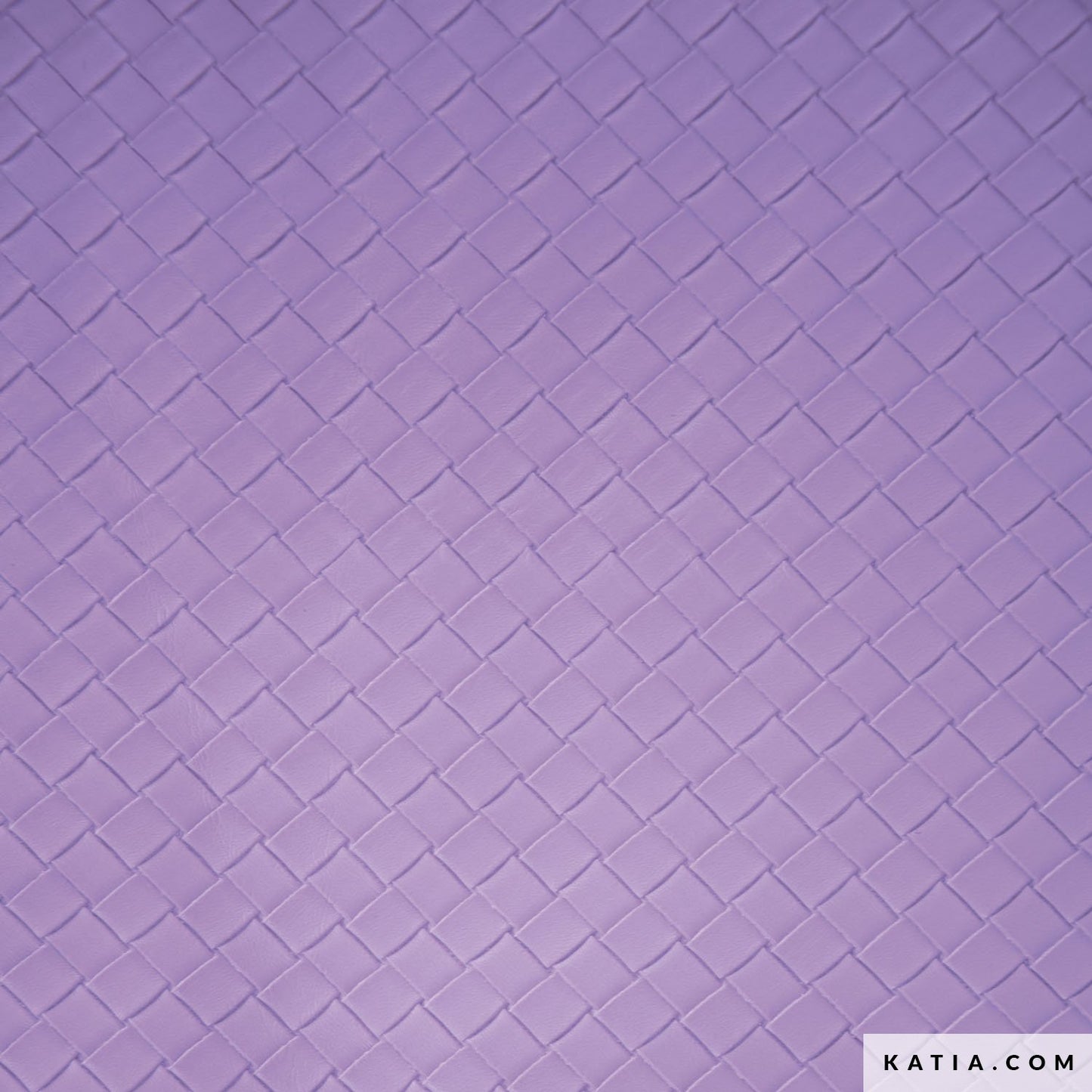 Lila gevlochten hamper pu leer, voor het maken van bijvoorbeeld een leuke zomerse tas.